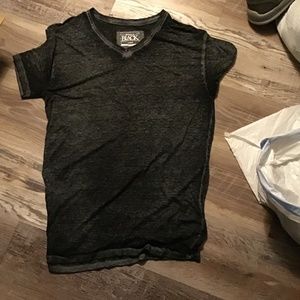 Men’s Buckle Black and Lucky Brand V neck Shirt L